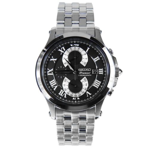 Seiko premier black on sale